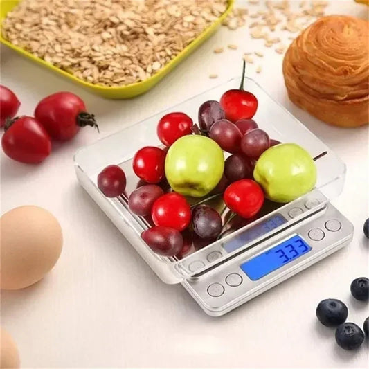 Balance de cuisine numérique, balance de précision mini format pour bijoux, pesée électronique, or, aliments, bar