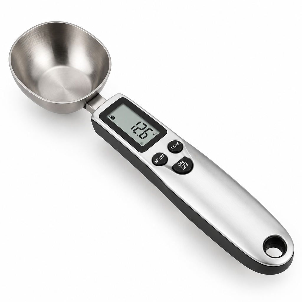 Mini Balance Cuillère Digitale Balance de Cuisine Électronique LCD Balance Alimentaire 0.1-500g Cuillère de Mesure pour Farine, Lait et Poudre de Café