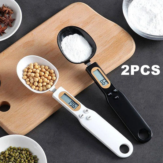 Mini Balance Cuillère Digitale Balance de Cuisine Électronique LCD Balance Alimentaire 0.1-500g Cuillère de Mesure pour Farine, Lait et Poudre de Café